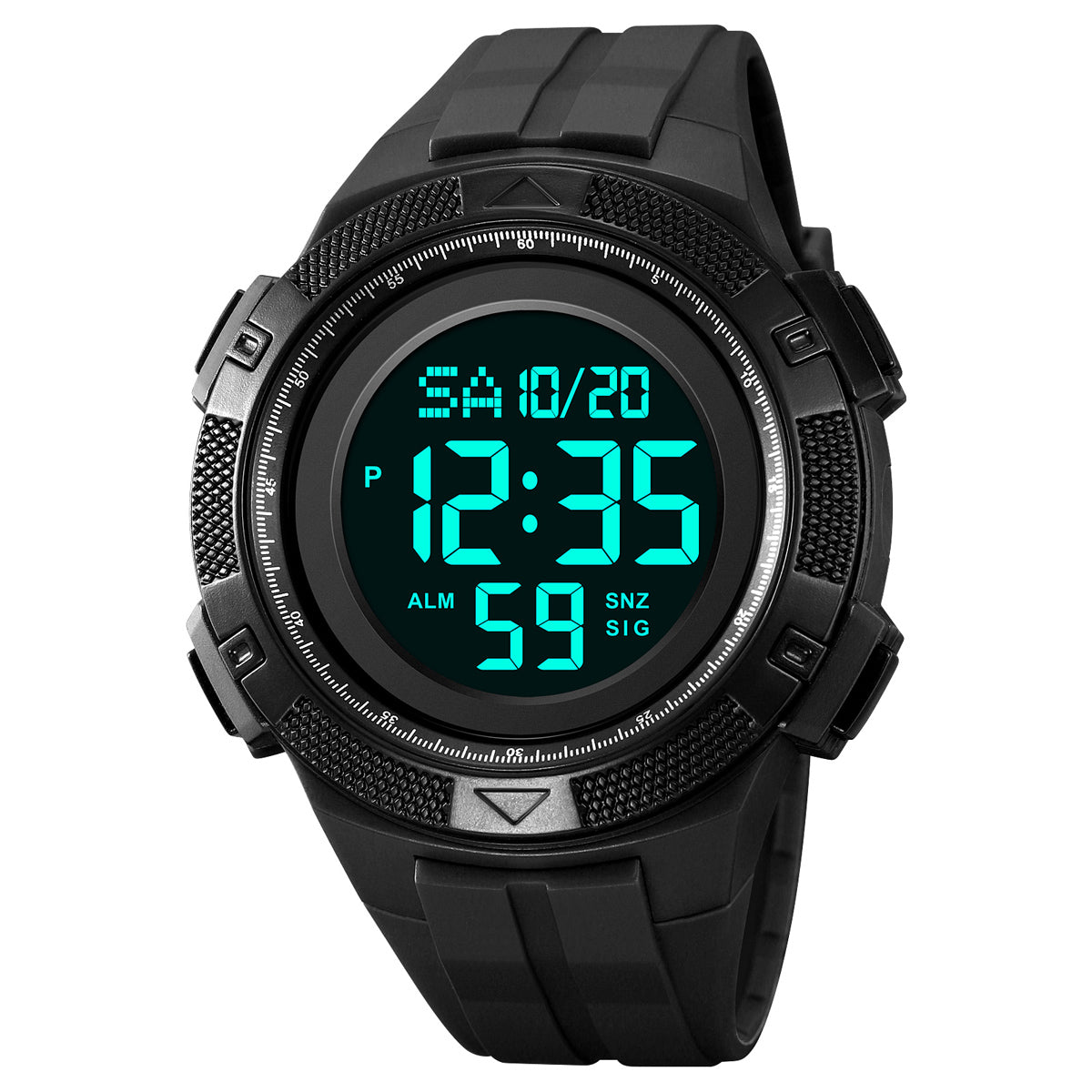 2078 Skmei Reloj para Hombre Pulsera de Caucho Digital