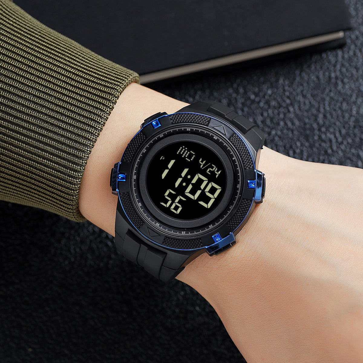 2078 Skmei Reloj para Hombre Pulsera de Caucho Digital