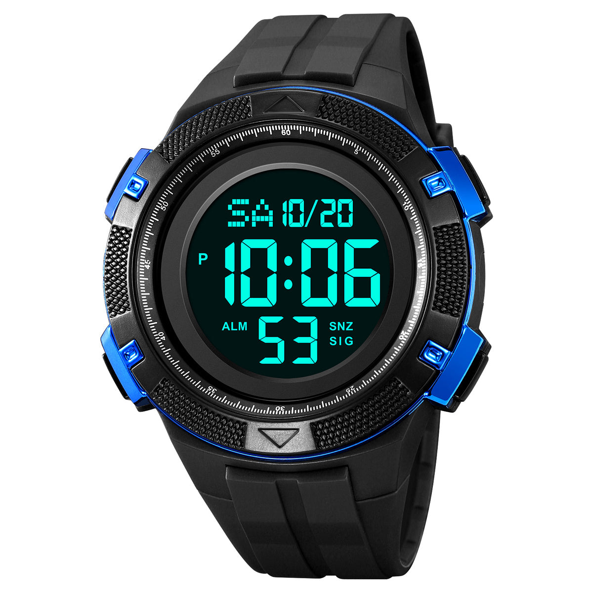 2078 Skmei Reloj para Hombre Pulsera de Caucho Digital