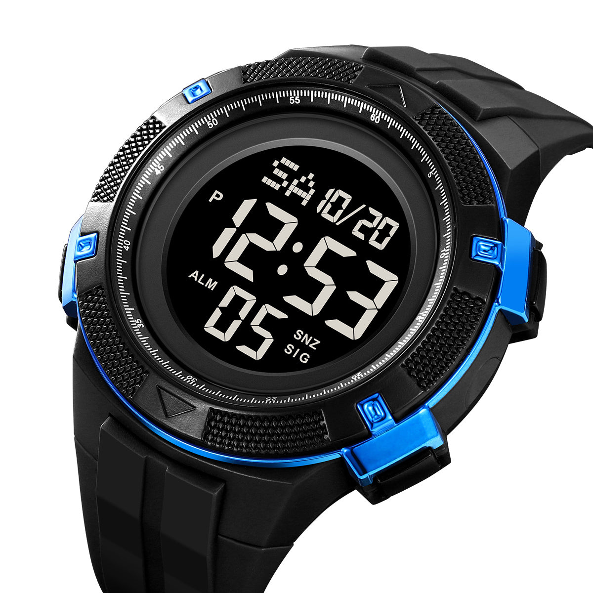 2078 Skmei Reloj para Hombre Pulsera de Caucho Digital