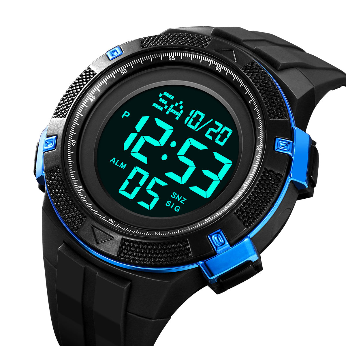 2078 Skmei Reloj para Hombre Pulsera de Caucho Digital