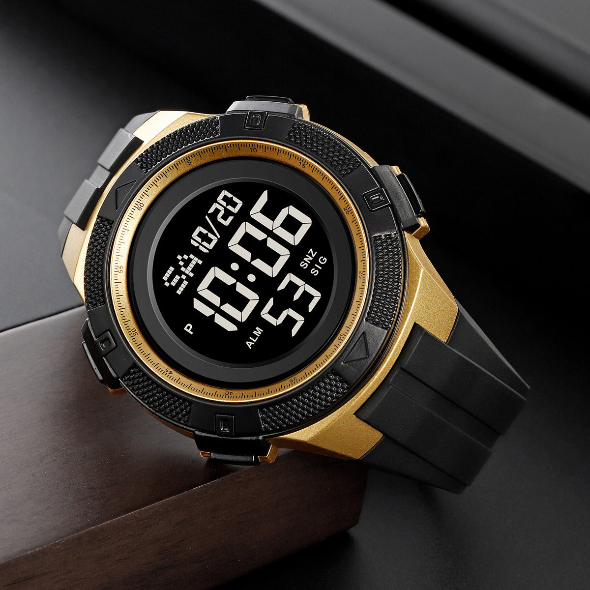 2078 Skmei Reloj para Hombre Pulsera de Caucho Digital