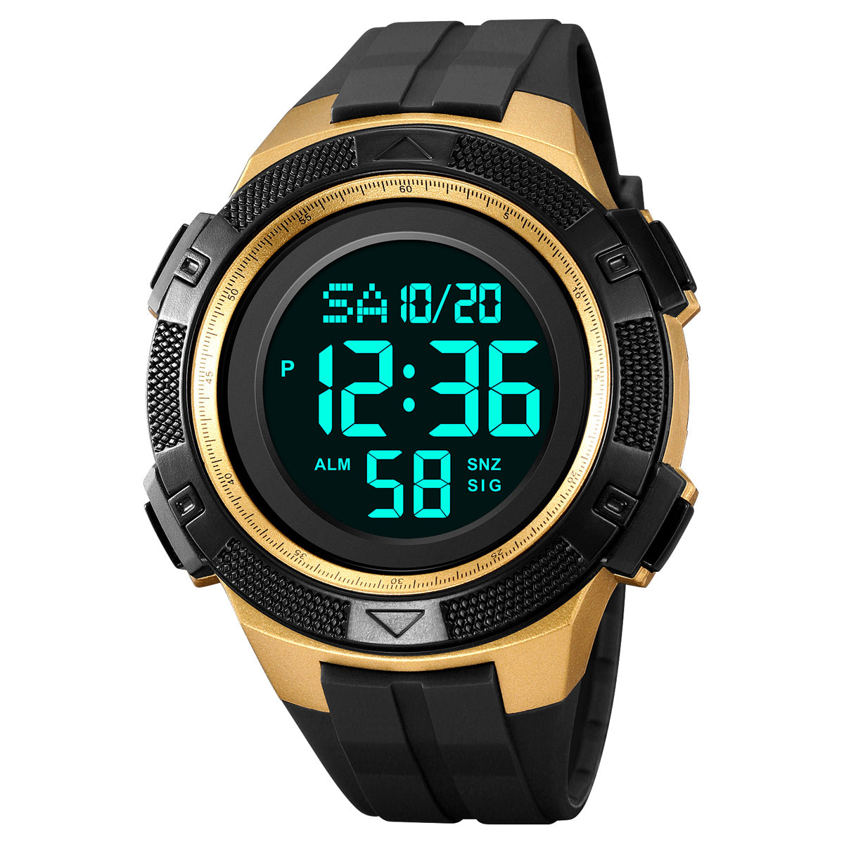 2078 Skmei Reloj para Hombre Pulsera de Caucho Digital