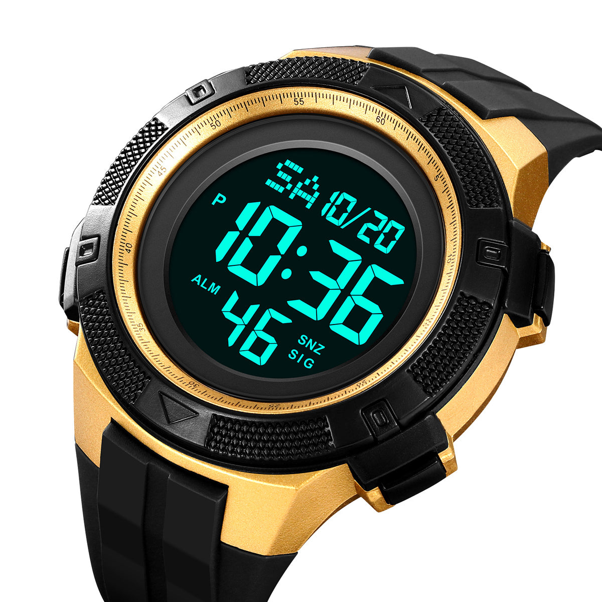 2078 Skmei Reloj para Hombre Pulsera de Caucho Digital