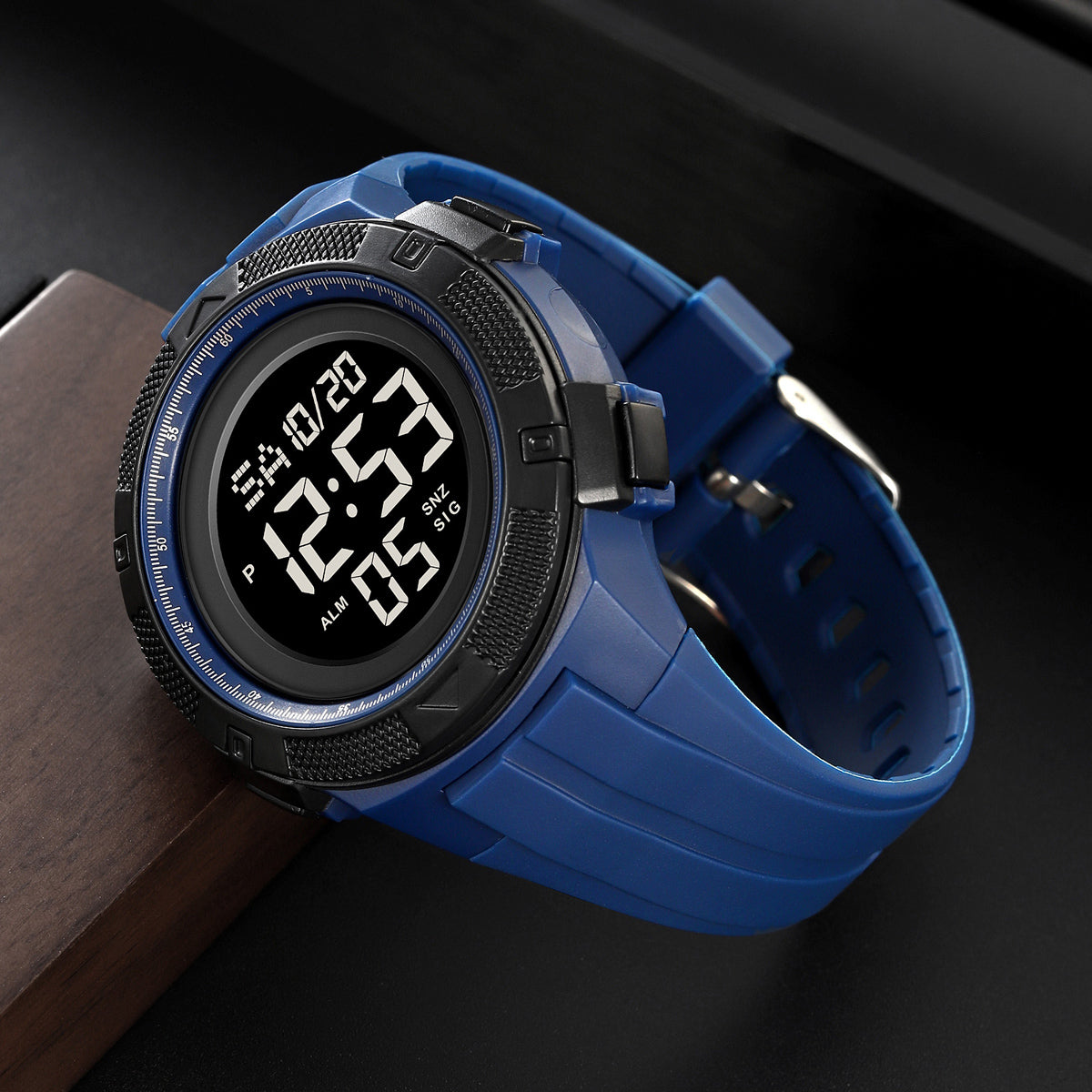 2078 Skmei Reloj para Hombre Pulsera de Caucho Digital