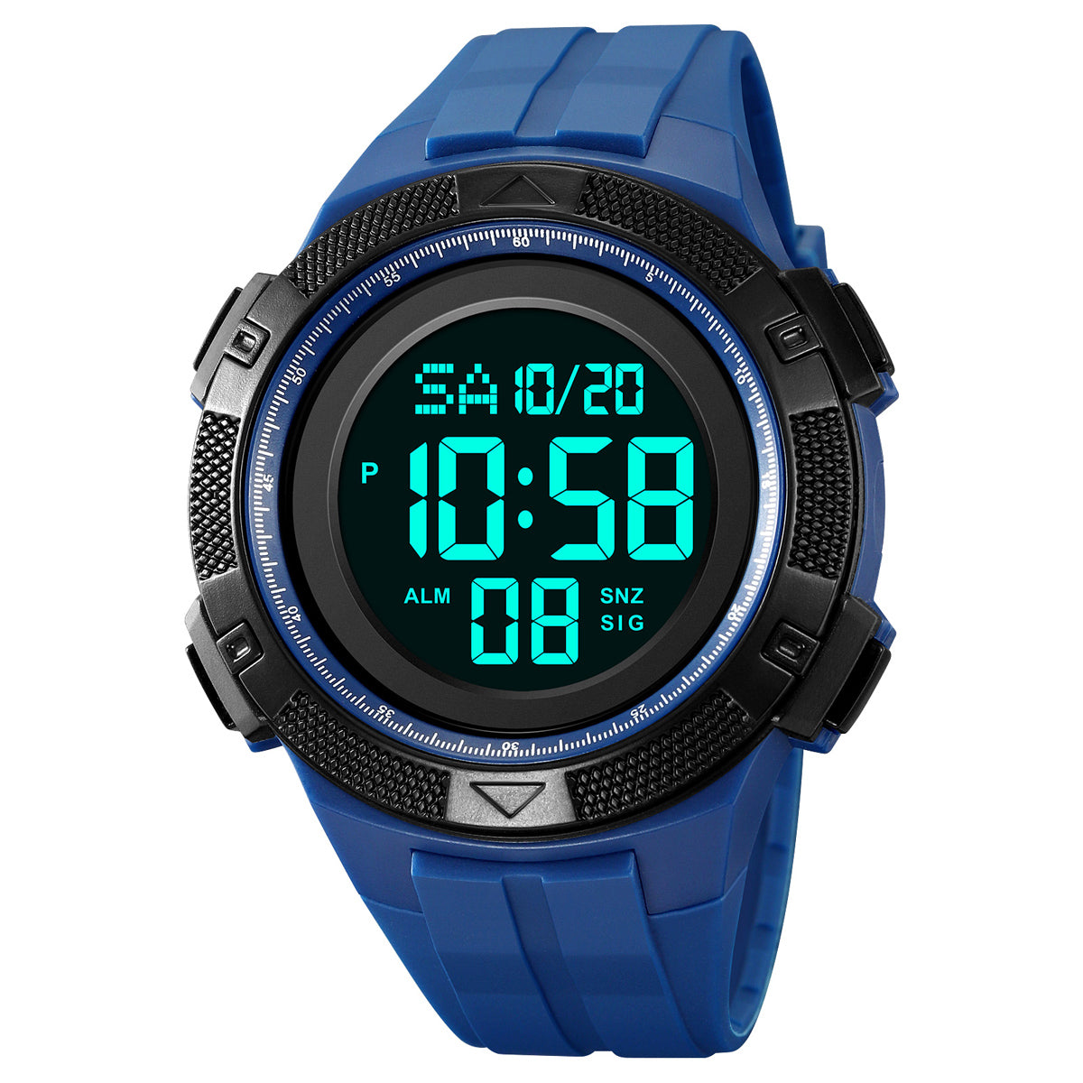 2078 Skmei Reloj para Hombre Pulsera de Caucho Digital