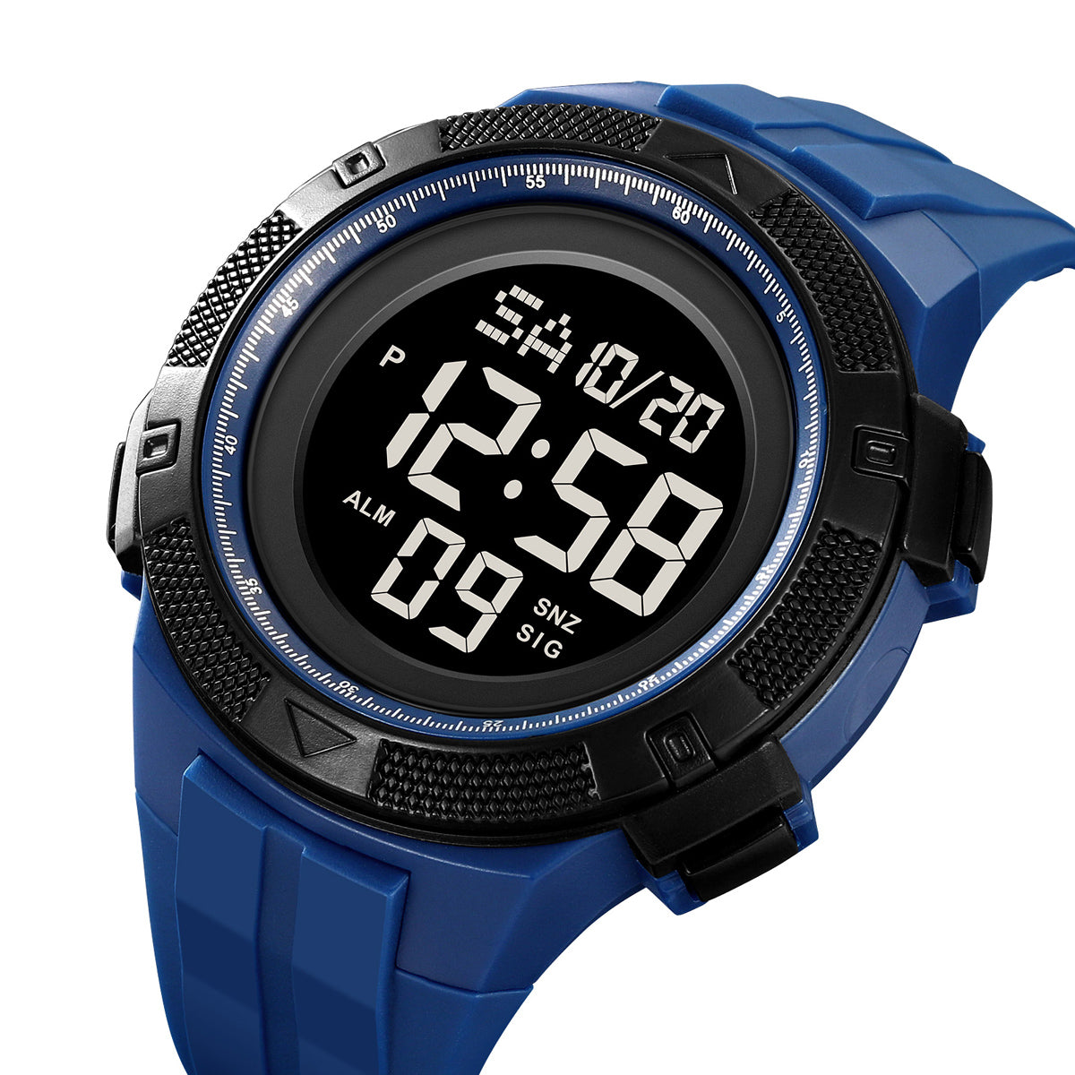 2078 Skmei Reloj para Hombre Pulsera de Caucho Digital