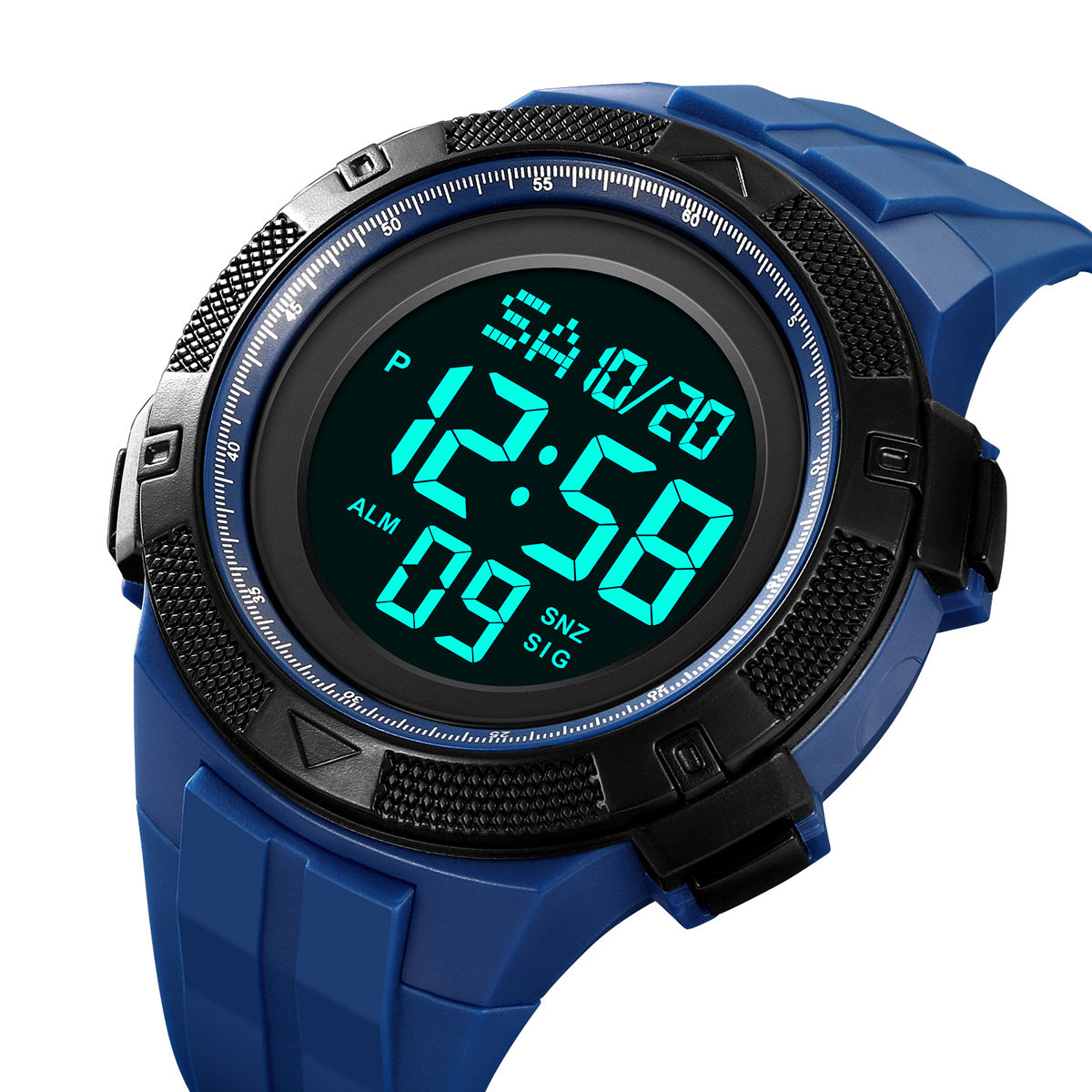 2078 Skmei Reloj para Hombre Pulsera de Caucho Digital