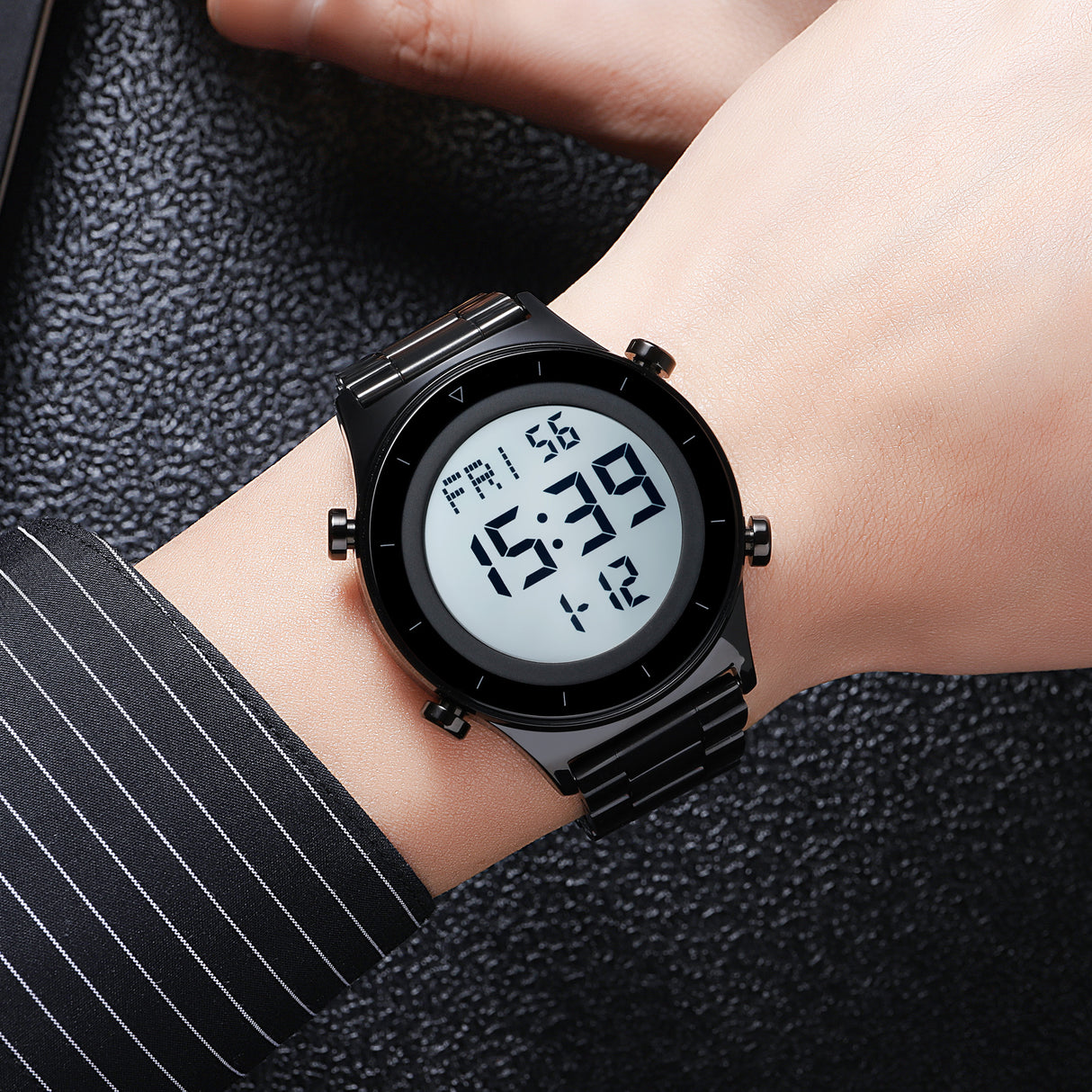 2079S Skmei Reloj para Hombre Pulsera de Metal Digital