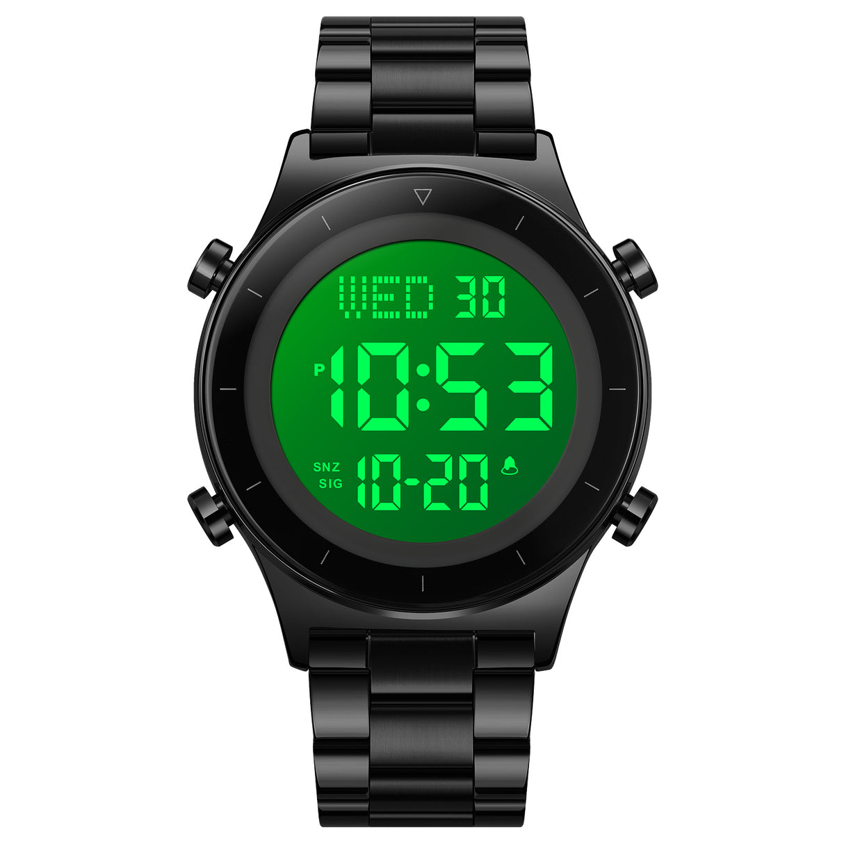 2079S Skmei Reloj para Hombre Pulsera de Metal Digital