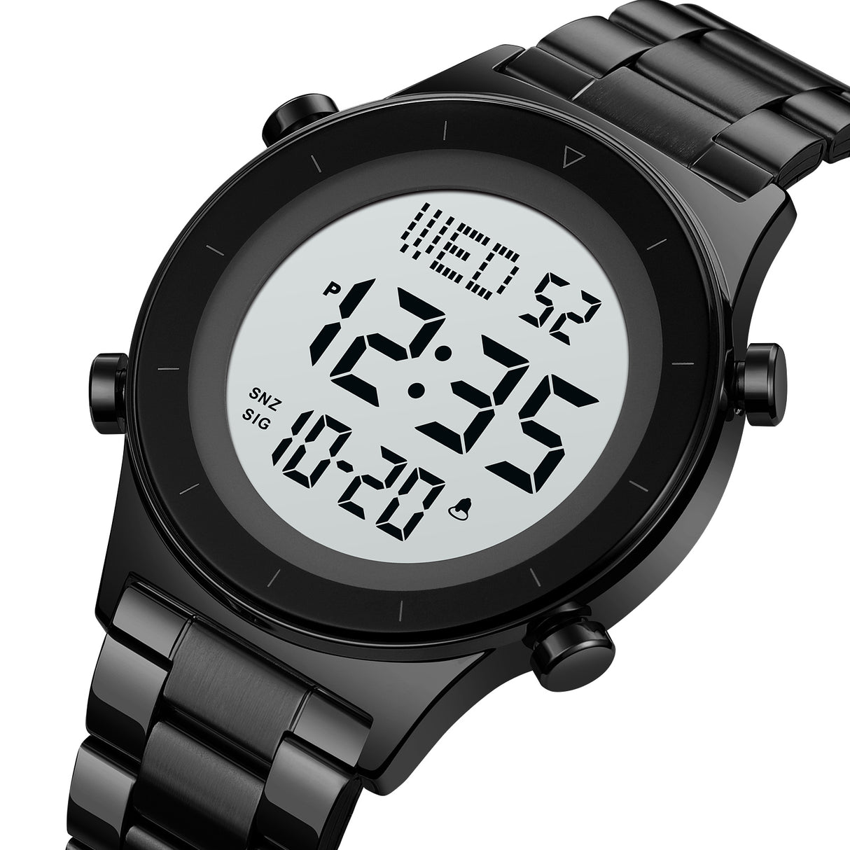 2079S Skmei Reloj para Hombre Pulsera de Metal Digital