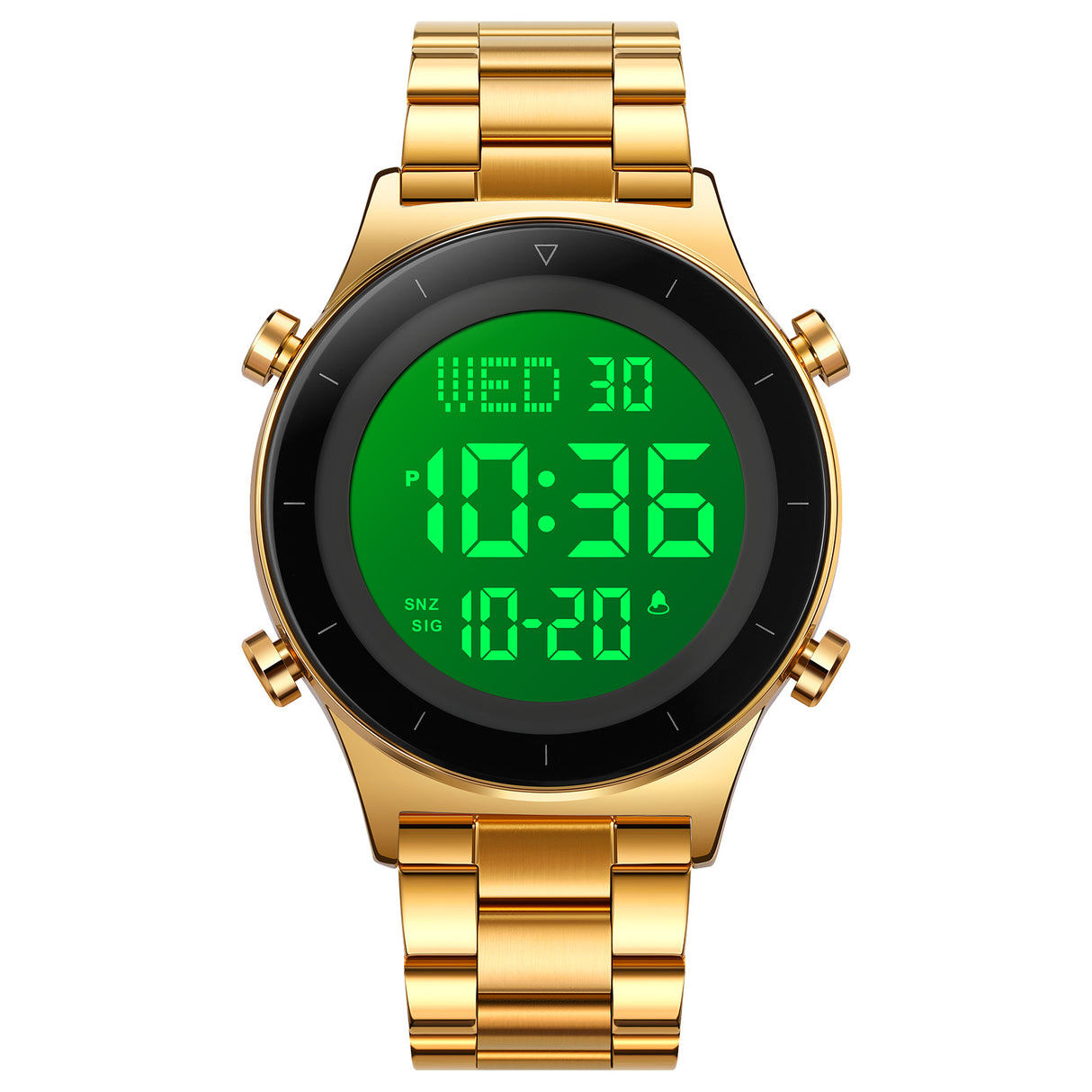 2079S Skmei Reloj para Hombre Pulsera de Metal Digital