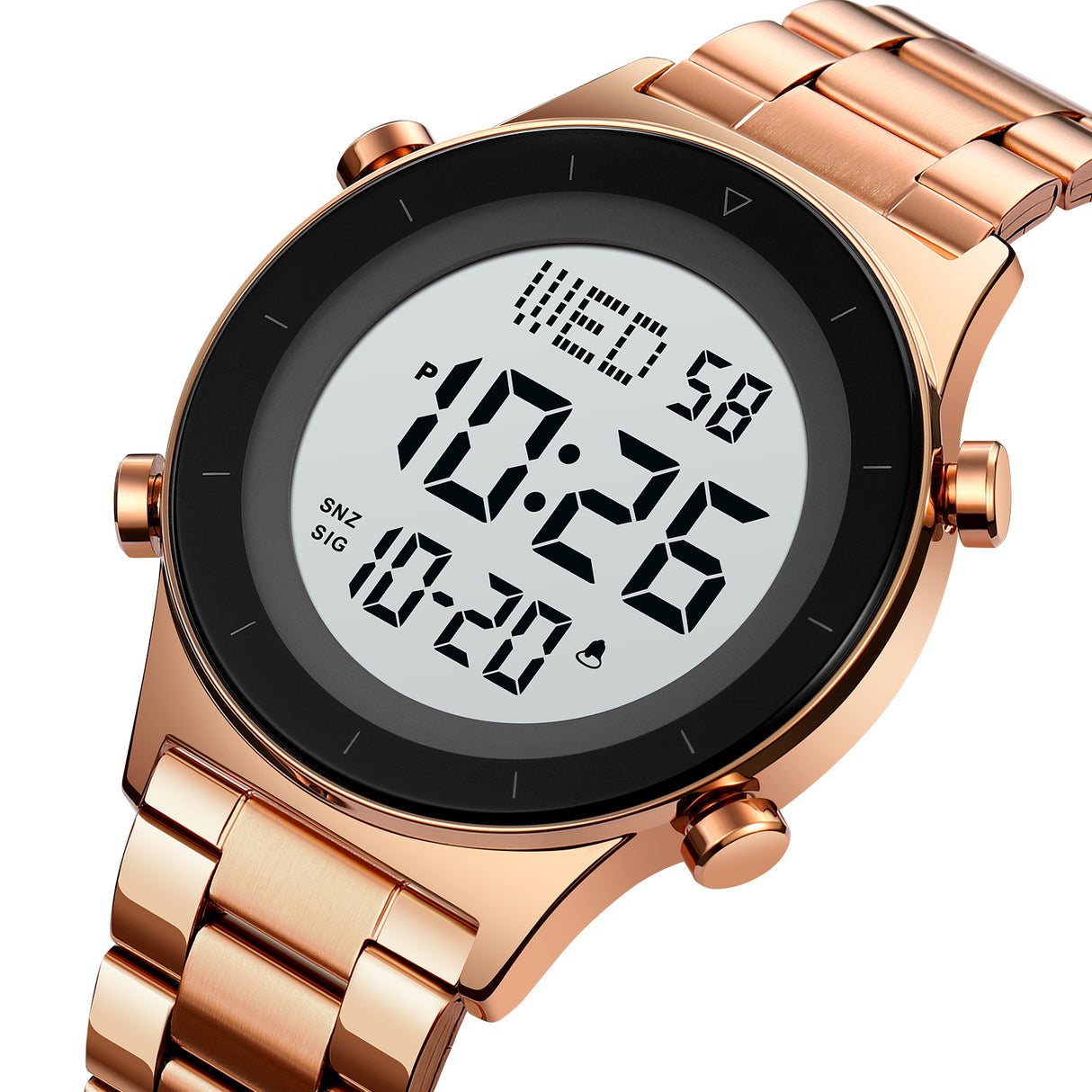 2079S Skmei Reloj para Hombre Pulsera de Metal Digital