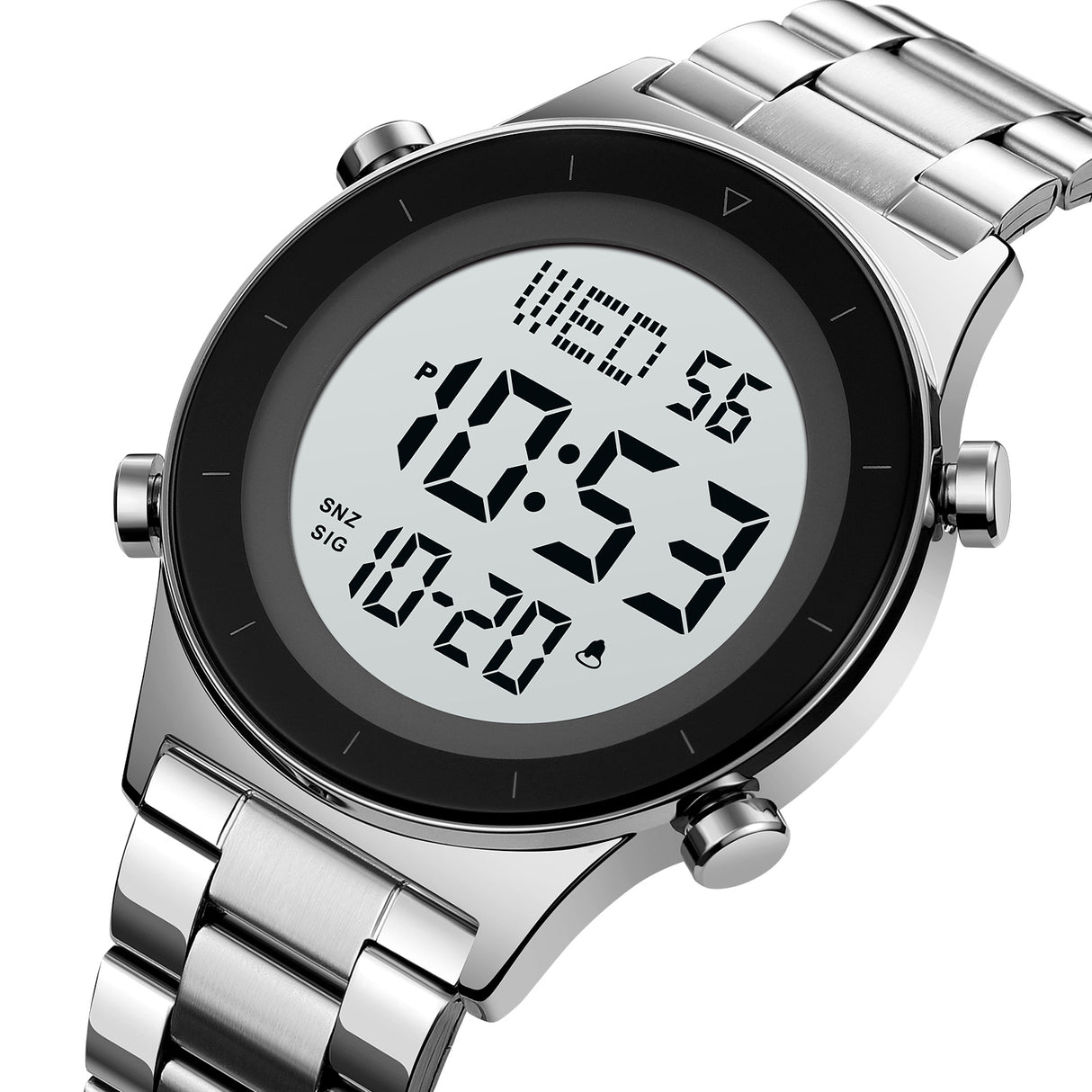 2079S Skmei Reloj para Hombre Pulsera de Metal Digital