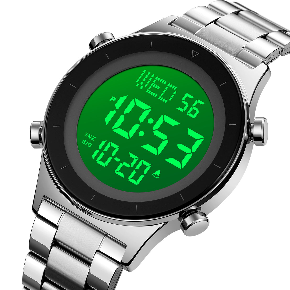 2079S Skmei Reloj para Hombre Pulsera de Metal Digital