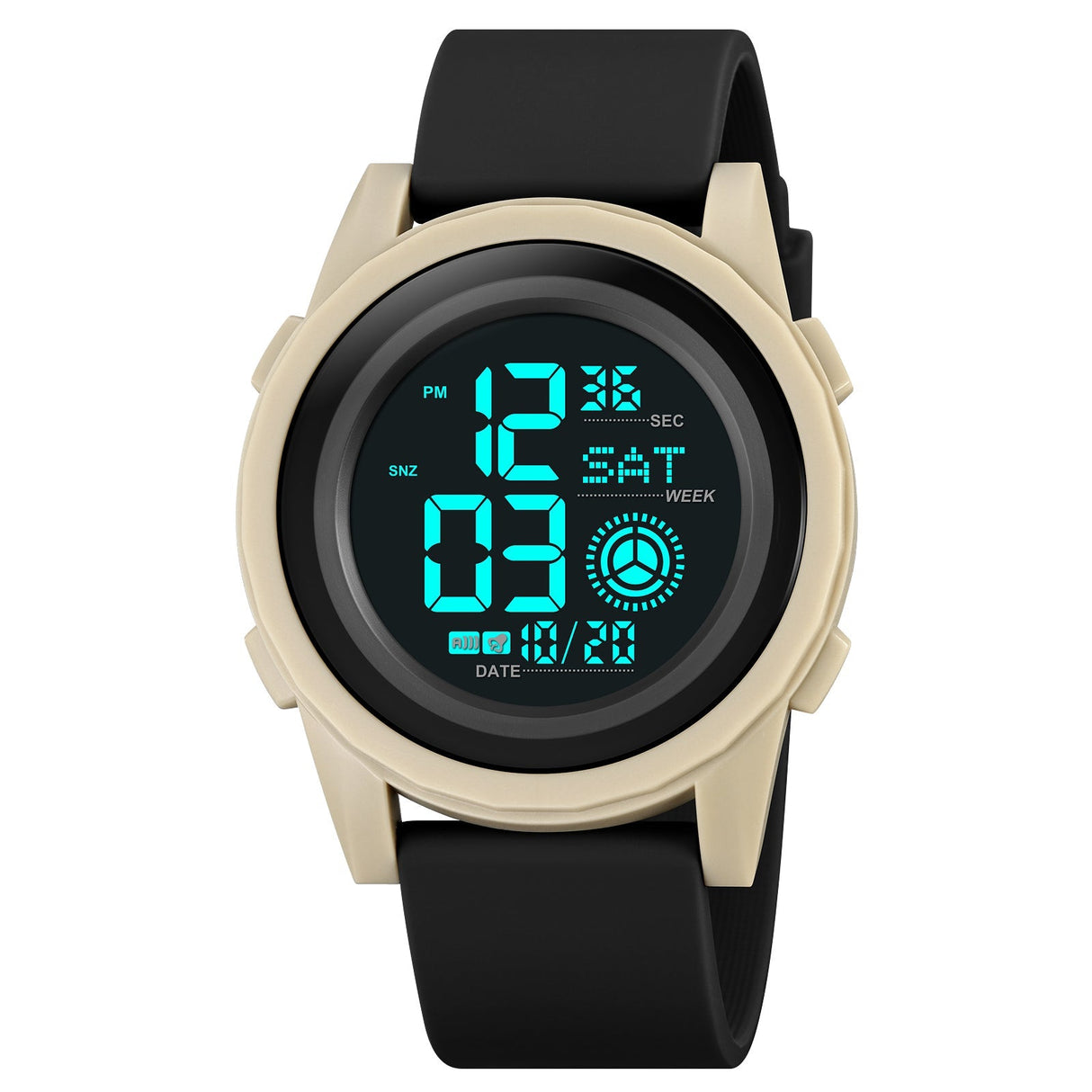 2082 Reloj Skmei Digital Pulsera de Goma para Hombre