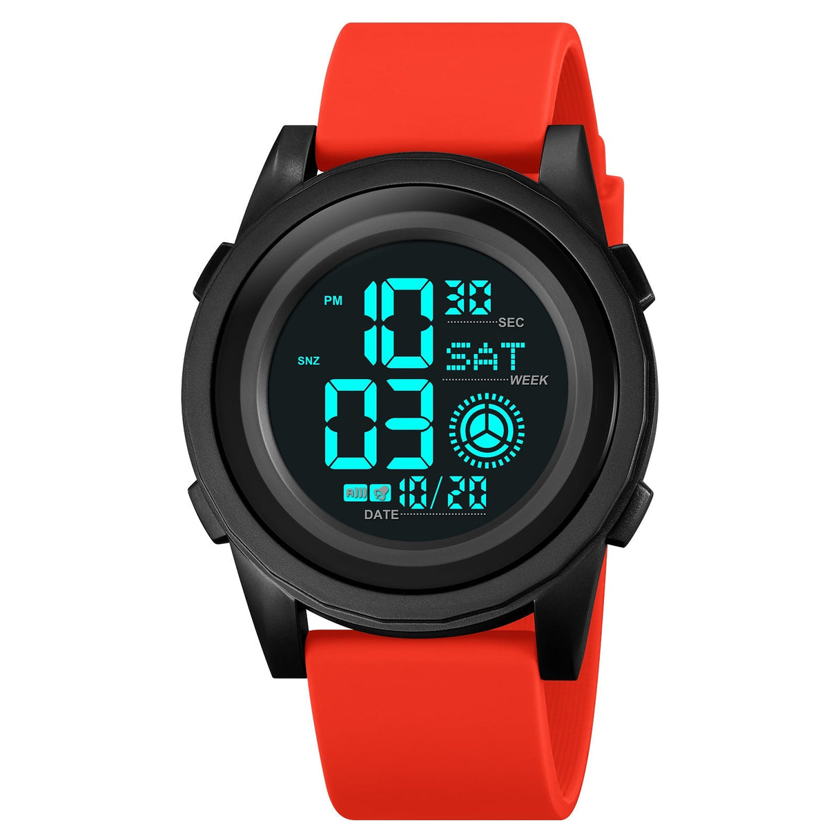 2082 Reloj Skmei Digital Pulsera de Goma para Hombre