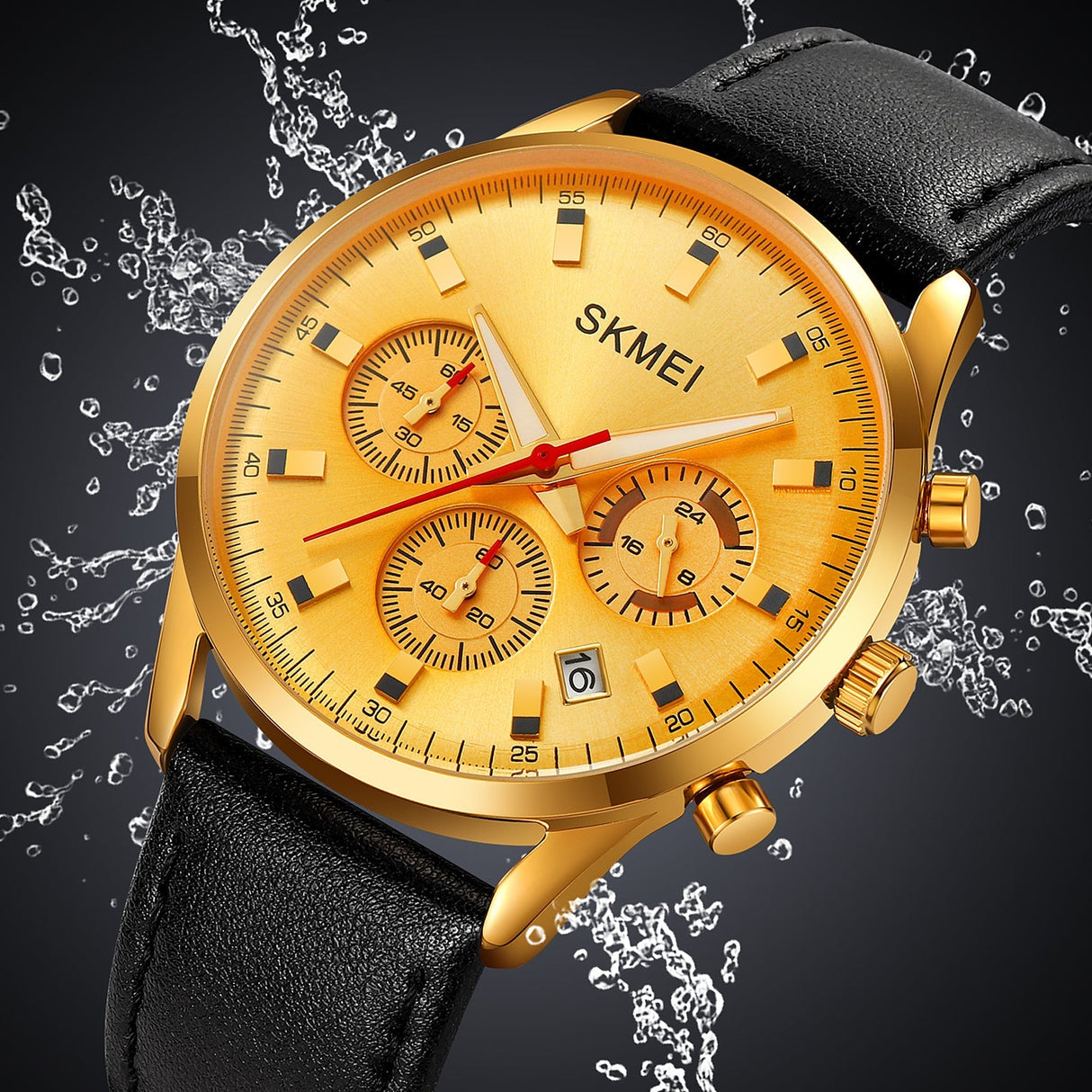 2083 Skmei Reloj para Hombre Pulsera de Cuero Análogo