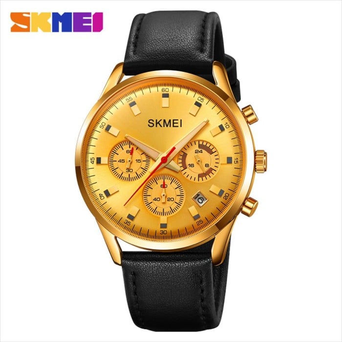 2083 Skmei Reloj para Hombre Pulsera de Cuero Análogo