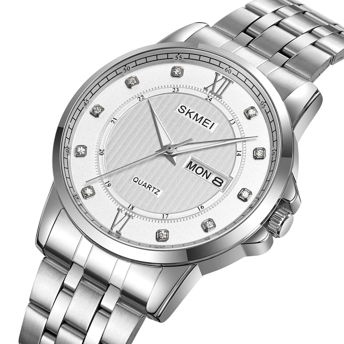 2084 Skmei Reloj para Hombre Pulsera de Metal Análogo