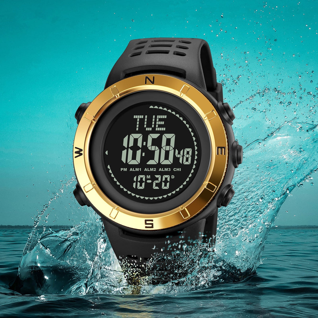 2096 Reloj SKMEI para hombre pulsera de Resina