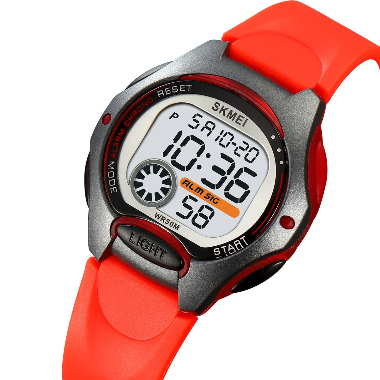 2129 Reloj SKMEI digital para niños pulsera de caucho