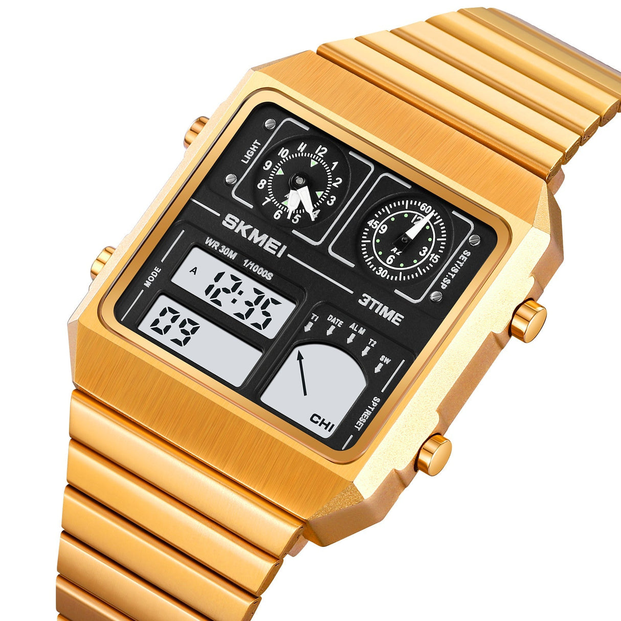 2198 Reloj Skmei para hombre doble hora