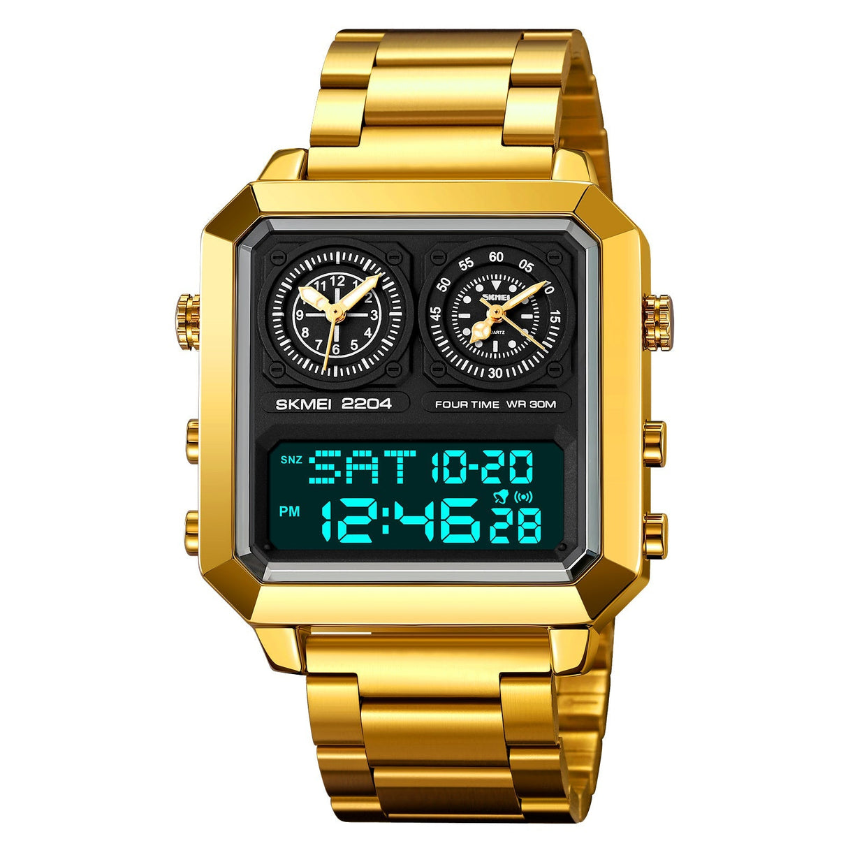 2204 Reloj Skmei para hombre doble hora