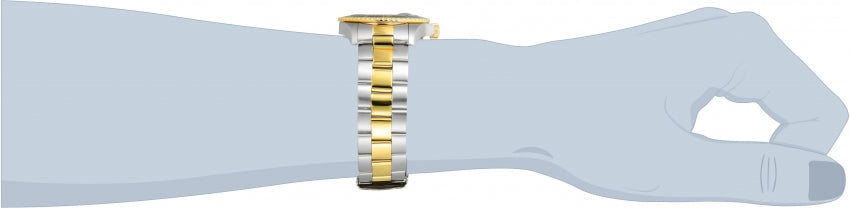 Reloj Invicta Pro Diver de hombre pulsera de metal 43 mm