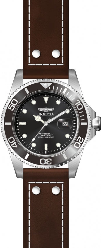 Reloj Invicta Pro Diver de hombre banda de piel 43 mm