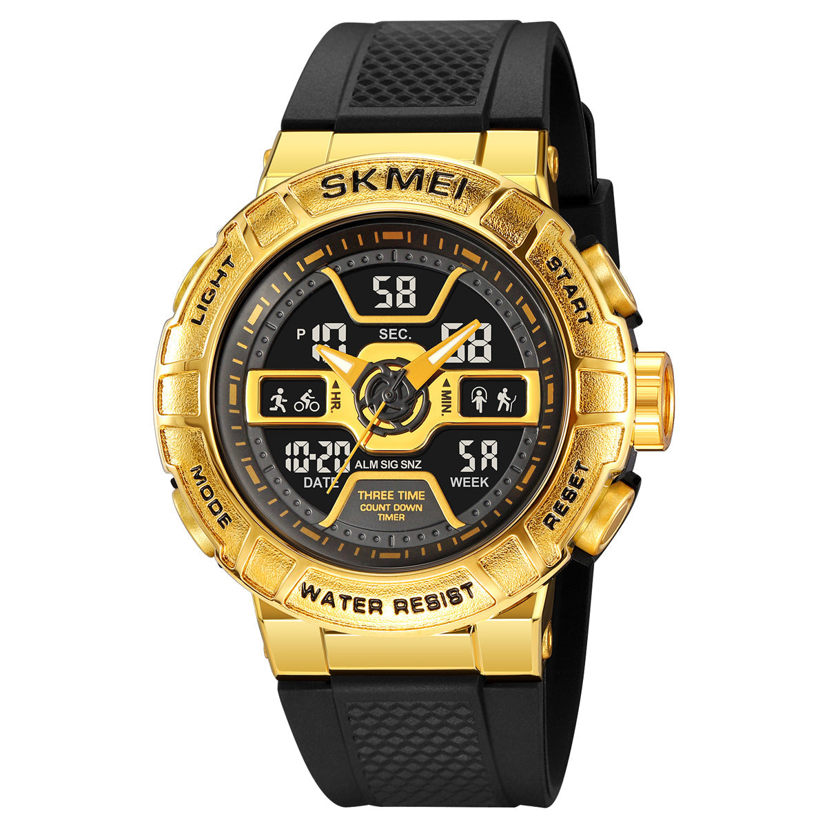 2227 Reloj Skmei deportivo para caballero pulsera de resina