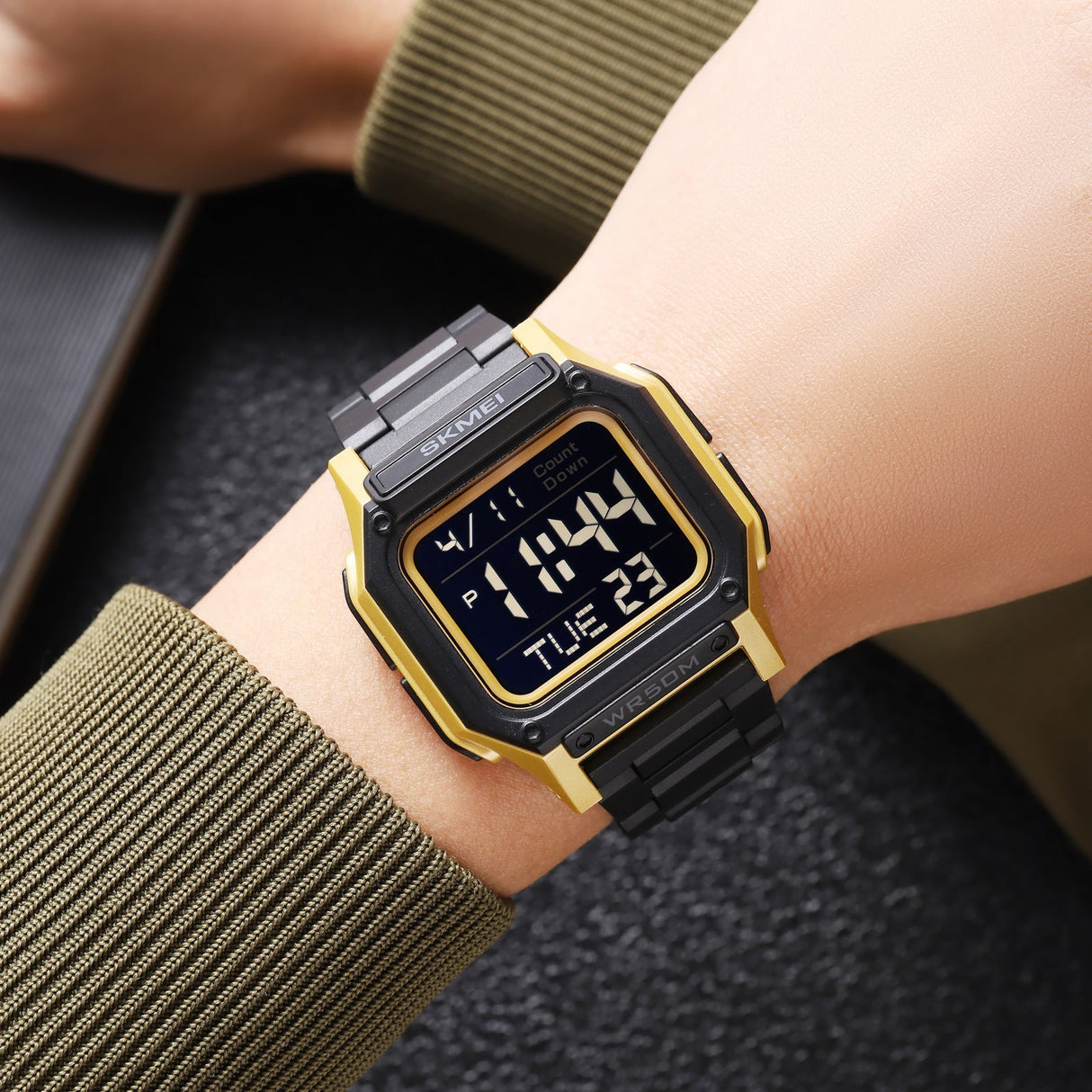 2264 Reloj Skmei pulsera de caucho