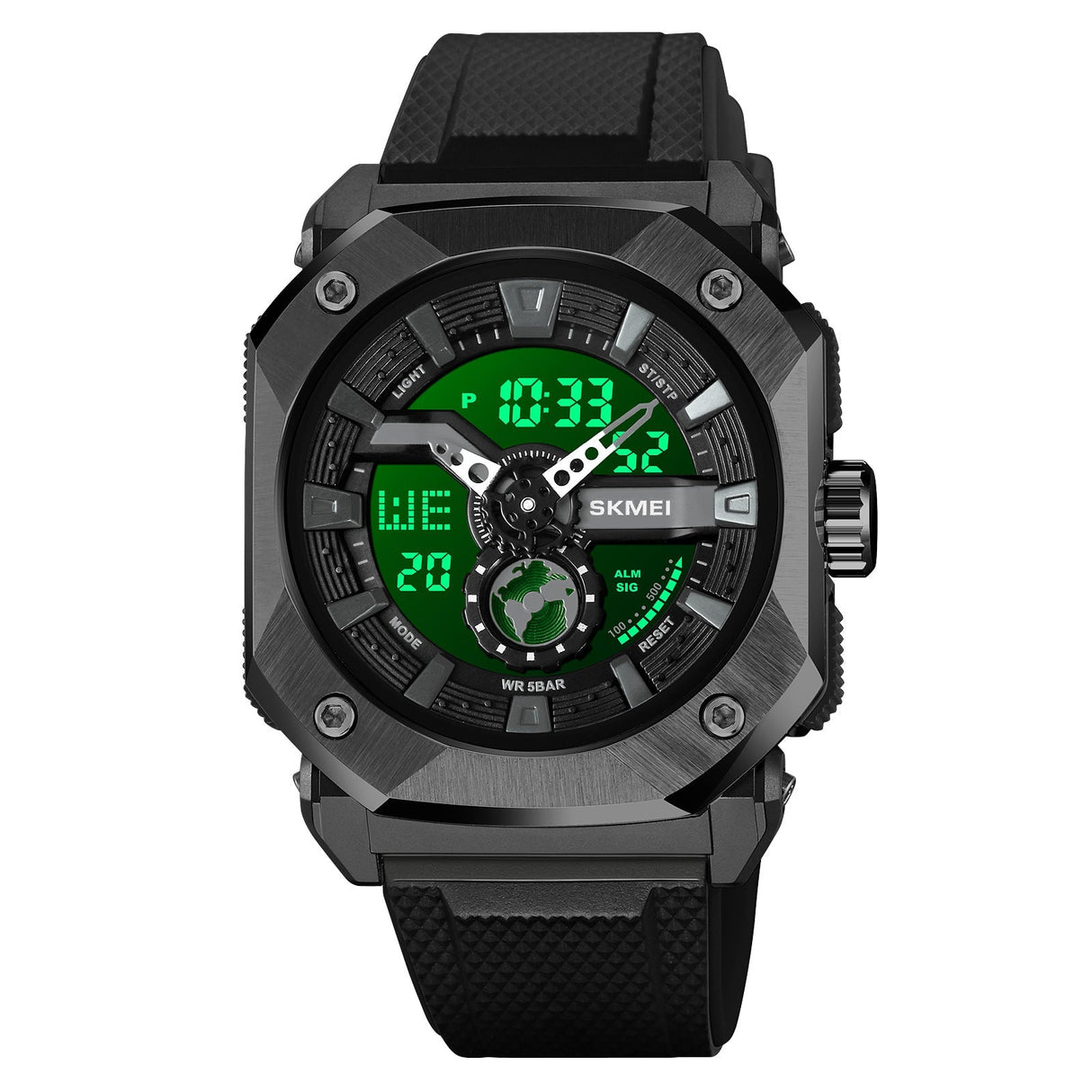 2272 Reloj SKMEI para caballero pulsera de caucho