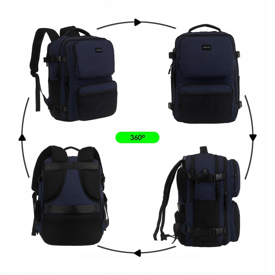 2301 Mochila Himawari con Múltiples Bolsas Compartimento para Laptop