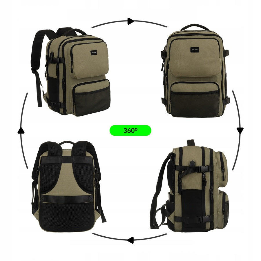 2301 Mochila Himawari con Múltiples Bolsas Compartimento para Laptop