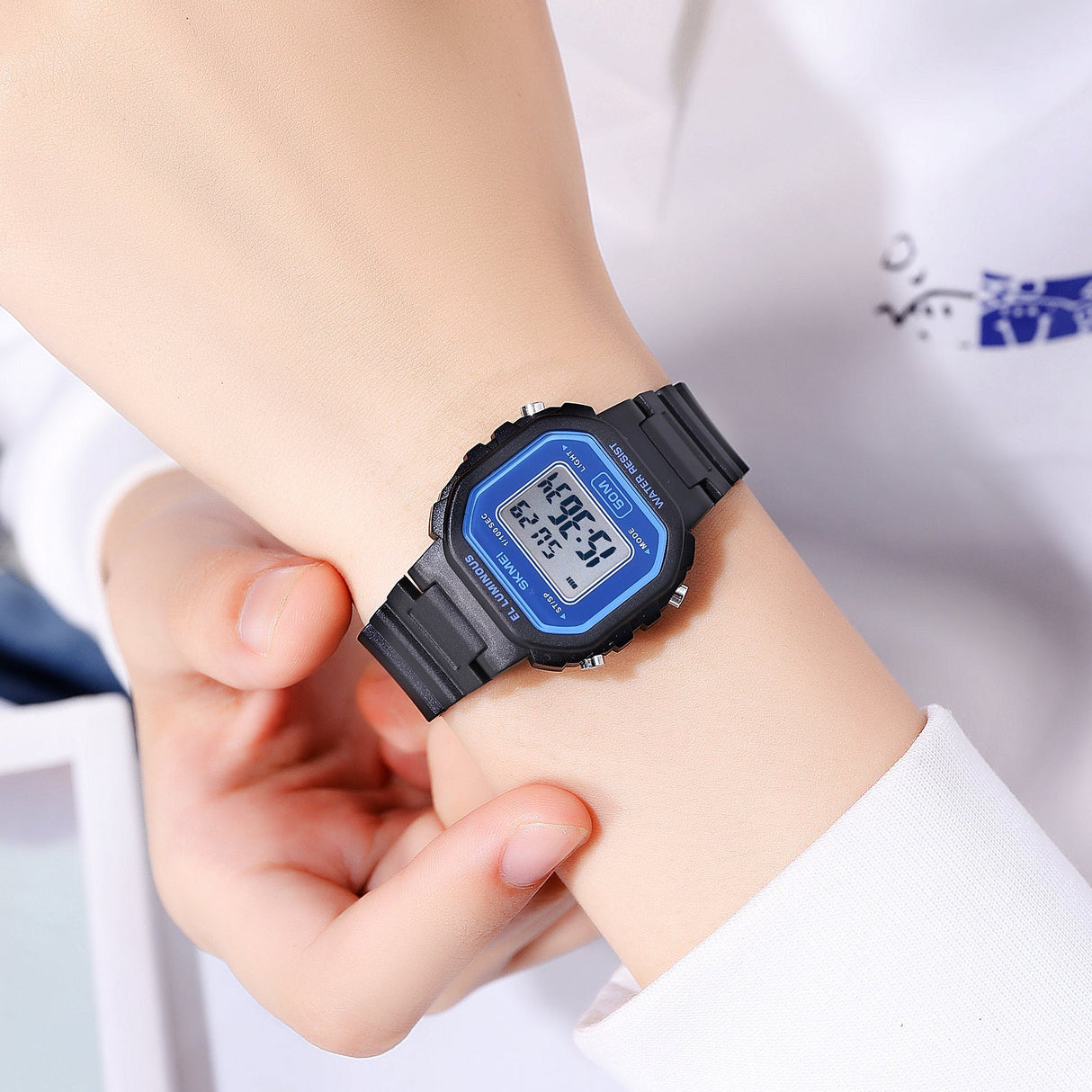 2326 Reloj SKMEI para niños pulsera de caucho