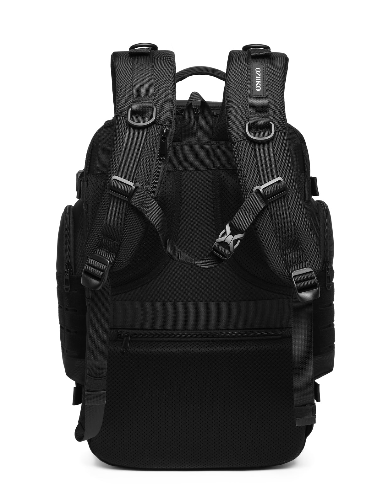 OZUKO 9842S Mochila de Viaje para Laptop – Puerto USB, Resistente al Agua