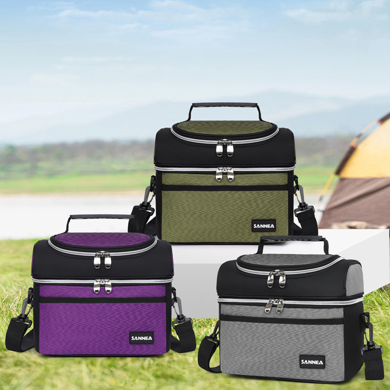 24004 Lonchera de alimentos dos compartimientos Sanne 8 Litros