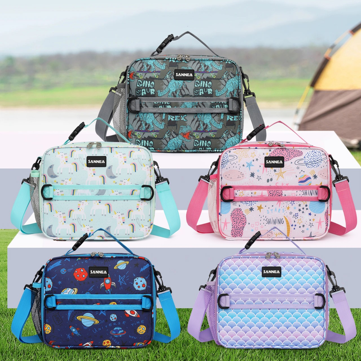 25033 Lonchera Infantil Sanne con figuras