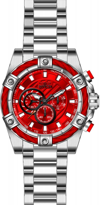 Reloj invicta para caballero pulsera de metal 52 mm