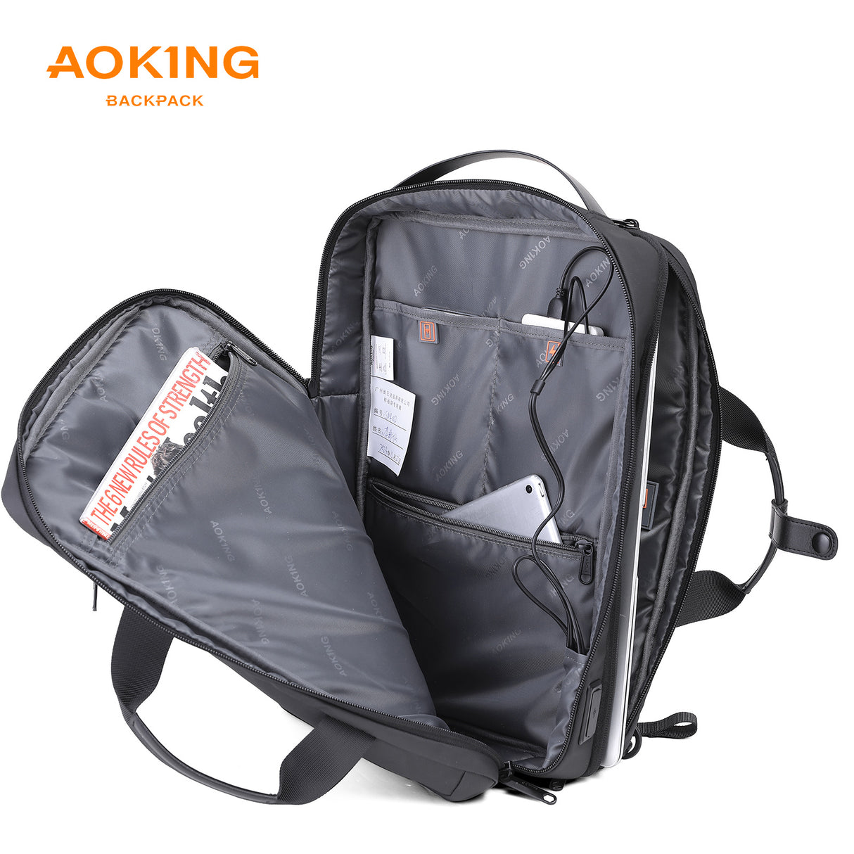 SN4002 Mochila para Laptop Aoking con Agarrador para Hombre