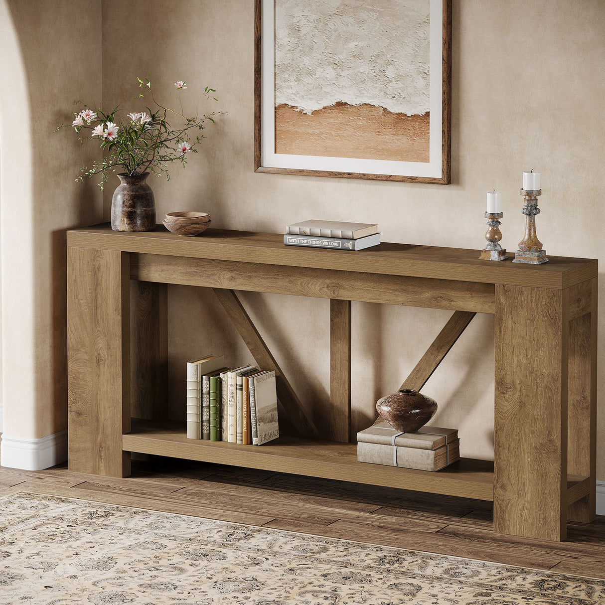 HOGA-F2212X Mesa de pared Tribesigns de madera