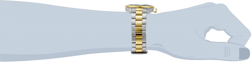 Reloj Invicta Aviator para caballero pulsera de metal 45mm