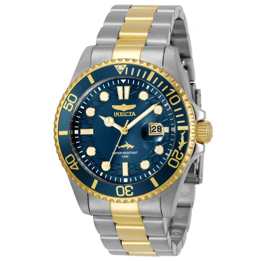 Reloj Invicta Aviator para caballero pulsera de metal 45mm
