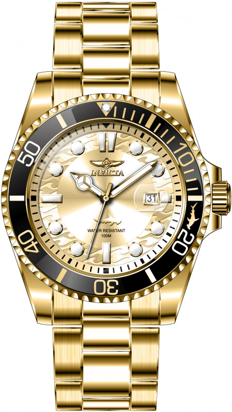 Reloj Invicta Aviator para caballero pulsera de metal 45mm