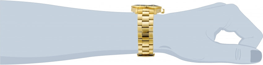 Reloj Invicta Aviator para caballero pulsera de metal 45mm