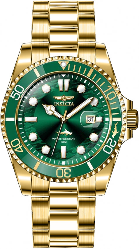 Reloj Invicta Aviator para caballero pulsera de metal 45mm