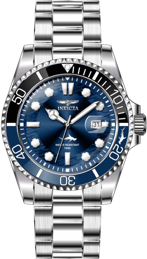 Reloj Invicta Aviator para caballero pulsera de metal 45mm