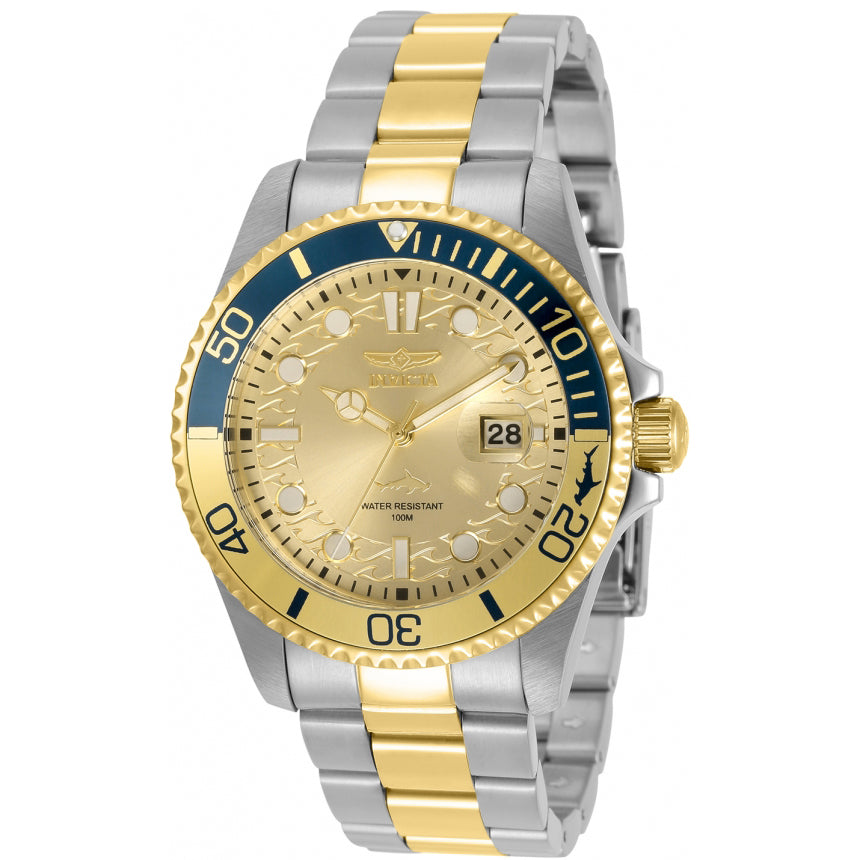 Reloj Invicta Aviator para caballero pulsera de metal 45mm