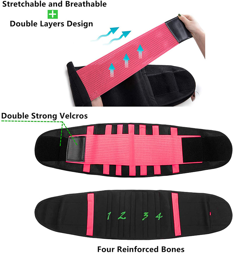 35-0009 Cinturón Moldeador de Cintura con Efecto térmico color negro